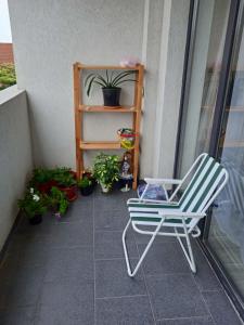 Balkón nebo terasa v ubytování Deluxe 2 bedroom apartment with balcony and private parking