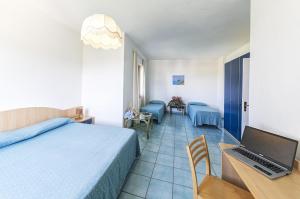 TV a/nebo společenská místnost v ubytování B&B Verde