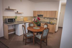 Eldhús eða eldhúskrókur á Hotel Apartment Faraon
