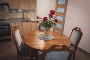 Eldhús eða eldhúskrókur á Hotel Apartment Faraon