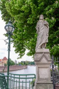 Widok na rzekę nieopodal tego apartamentu