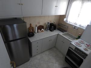 Η κουζίνα ή μικρή κουζίνα στο Bay view apartment