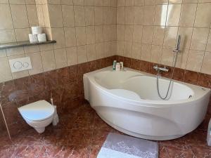 Koupelna v ubytování APARTMA VATOVEC