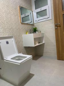 Vannituba majutusasutuses AECO lovely 2 bedroom apartment for family and friends