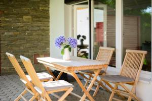 Patio alebo iná vonkajšia časť ubytovania Seeappartements Christiane Haus 97