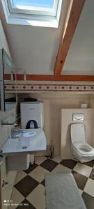 a bathroom with a sink and a toilet at Apartment Višnja in Vodice