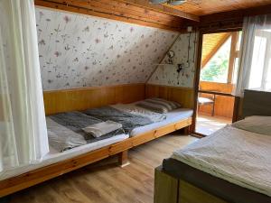 Posteľ alebo postele v izbe v ubytovaní Chata Dagmar