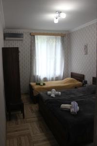 Postel nebo postele na pokoji v ubytování Guest house Maspindzeli