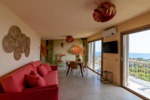 Telewizja i/lub zestaw kina domowego w obiekcie Villa LeA