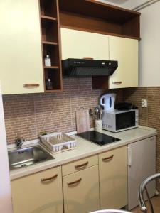 Nhà bếp/bếp nhỏ tại Studio Apartman Sanja