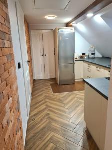 Kuchyň nebo kuchyňský kout v ubytování Apartament nad BRDĄ , agroturystyka.