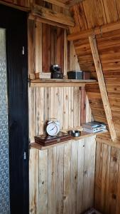 Dapur atau dapur kecil di A Pine vikendica u srcu Zapadne Srbije