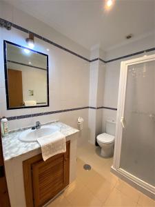 Koupelna v ubytování Hostal Los Mellizos