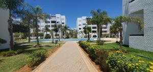 Κήπος έξω από το Marina Golf Asilah Vue mer et golf