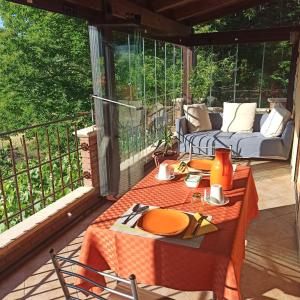 Balkón nebo terasa v ubytování Dolcedorme del Pollino