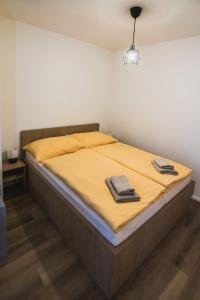 Posteľ alebo postele v izbe v ubytovaní Na Kubinke, Hillside