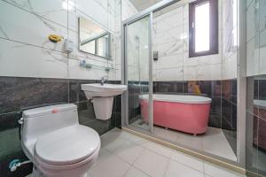 Baðherbergi á Cute ohpa BnB