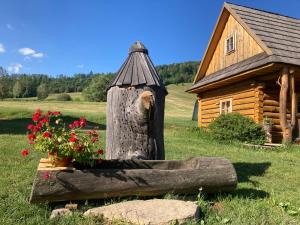 Taman di luar Chata pri jaskyni Bystrá