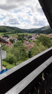 A balcony or terrace at Ferienwohnung-Alb