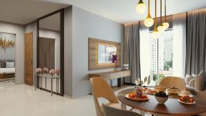Katil atau katil-katil dalam bilik di The Art Hotel