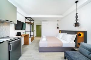 Kuchyň nebo kuchyňský kout v ubytování Albatros Beach House