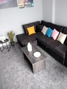 A seating area at Comfort 2 bd Apt, close to Airport-Heraklion/Crete
