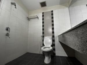 Koupelna v ubytování Grand Hotel