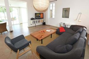 TV a/nebo společenská místnost v ubytování Casa de la Luz