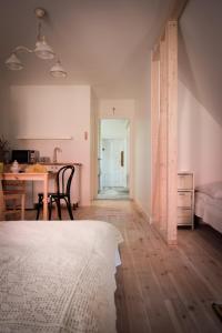 Postel nebo postele na pokoji v ubytování Przystawy Agroturystyka + 17 fotografií