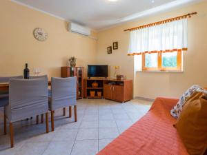 Televízia a/alebo spoločenská miestnosť v ubytovaní Holiday Home Verbanac by Interhome
