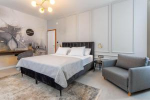 Krevet ili kreveti u jedinici u objektu Luxury rooms Bolero