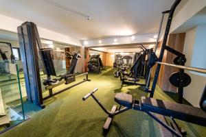 Fitness centrum a/nebo fitness zařízení v ubytování Complex Hotelier COTA O MIE