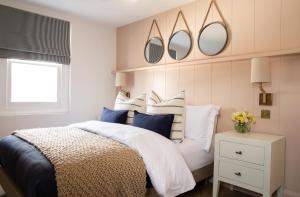Ένα ή περισσότερα κρεβάτια σε δωμάτιο στο Salthouse apartment