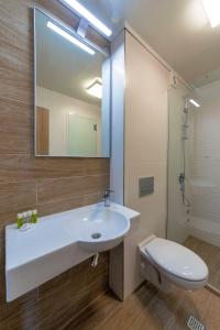 Koupelna v ubytování Hotel Verticalplus