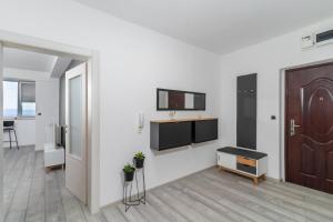 TV a/nebo společenská místnost v ubytování Blue Apartment G&G