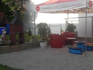 A garden outside Chata Milan