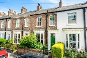 Bygningen som feriehuset ligger i