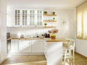 Kuchyň nebo kuchyňský kout v ubytování Apartment Garden Villa by Interhome