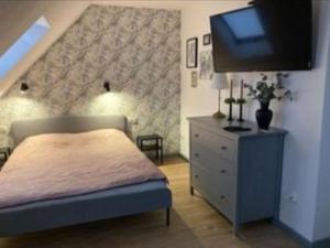 Apartamenty Brzozowe Zacisze客房内的一张或多张床位