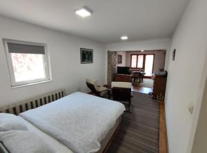 Postel nebo postele na pokoji v ubytování Nikolic Apartment