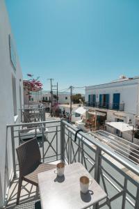 Balkón nebo terasa v ubytování Sand house Antiparos