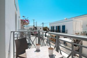 Balkón nebo terasa v ubytování Sand house Antiparos