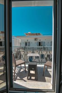 Balkón nebo terasa v ubytování Sand house Antiparos