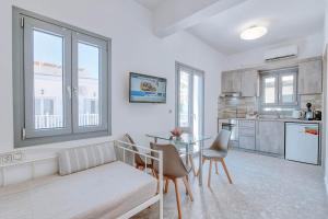 Kuchyň nebo kuchyňský kout v ubytování Sand house Antiparos