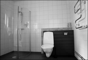 Koupelna v ubytování Varbergs GK Västra Hotell