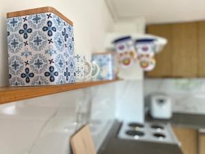 Kuchyň nebo kuchyňský kout v ubytování Apartmán Buchlovice