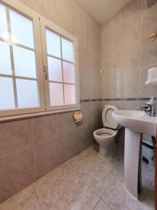 Koupelna v ubytování Hostal Cachiño