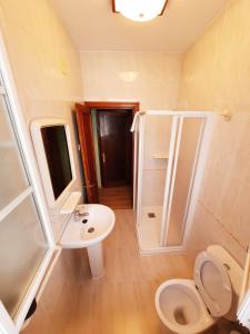 Koupelna v ubytování Hostal Cachiño