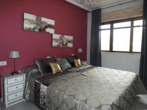 Cama o camas de una habitación en Casa Daniel