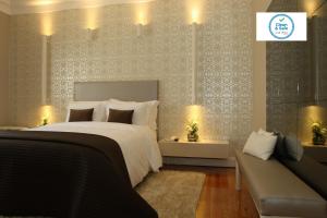 Ένα ή περισσότερα κρεβάτια σε δωμάτιο στο Castilho House